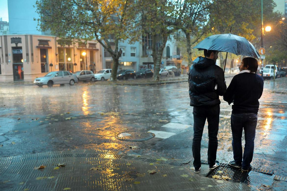 Diluvio en Buenos Aires, foto Agencia NA