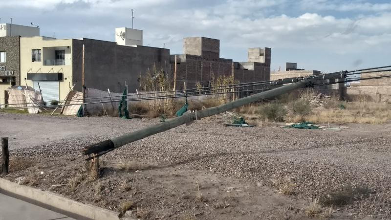 Viento zonda, destrozos en Mendoza, fotos