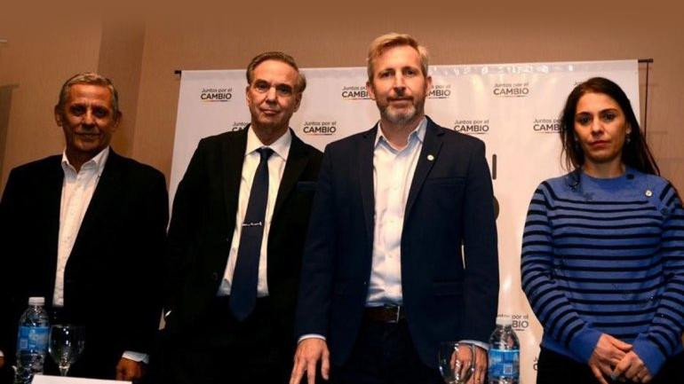 Pichetto y Frigerio con dirigentes de Juntos por el Cambio en Neuquén, Elecciones 2019, Foto: lmneuquen