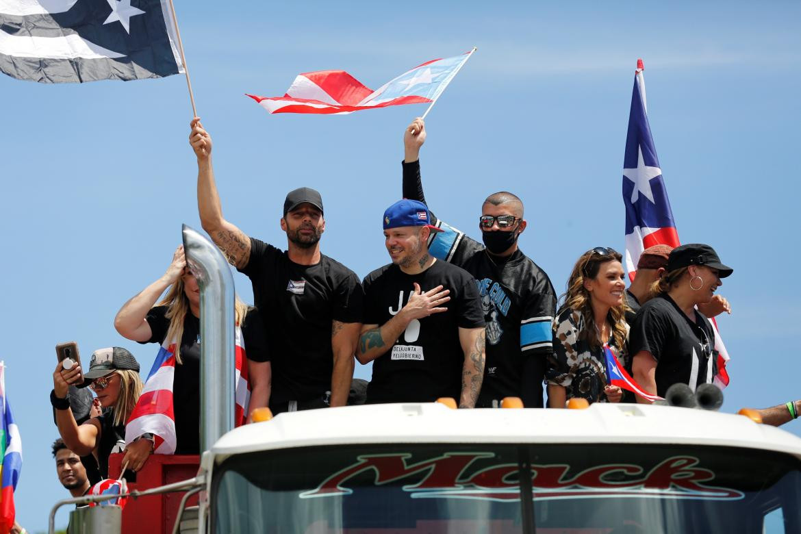 Protestas en Puerto Rico contra la homofobia, marcha, Ricky Martin, Residente,Reuters