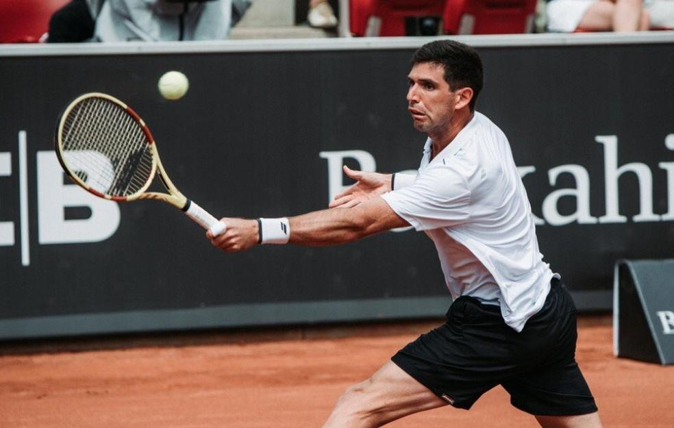 Federico Delbonis en el torneo de Hamburgo