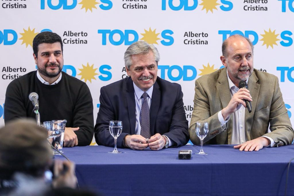 Alberto Fernández y Omar Perotti en Santa Fe, Elecciones 2019, FRENTE DE TODOS