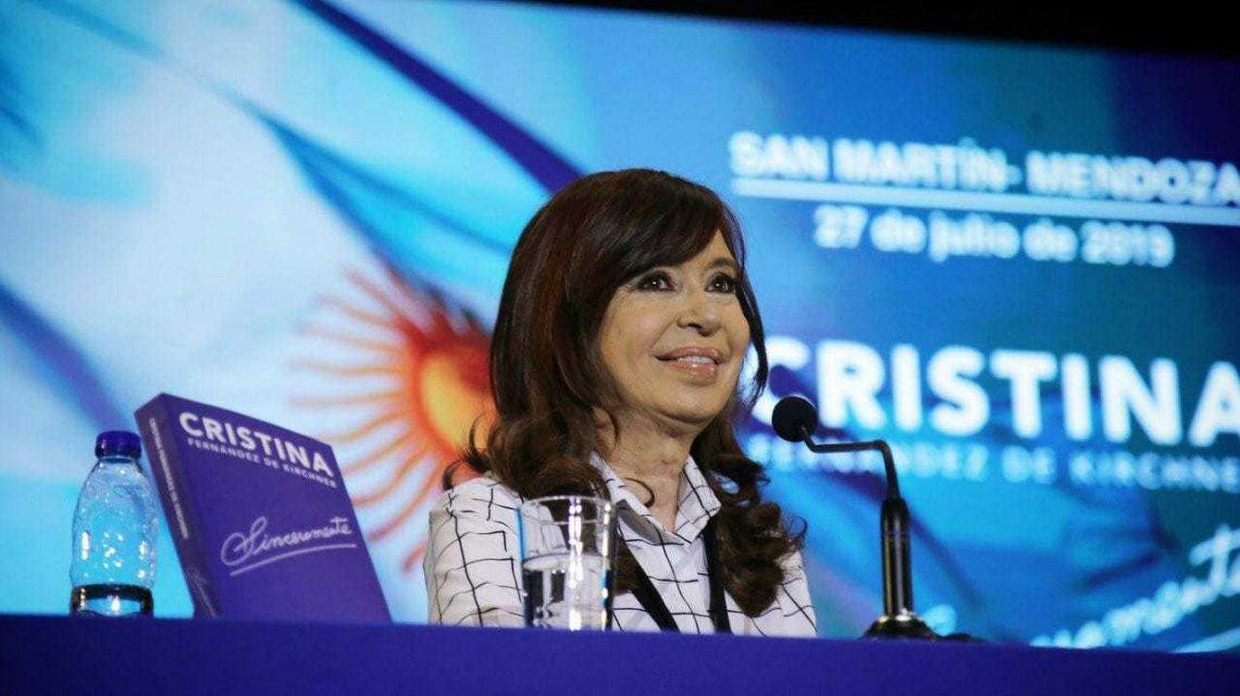 Cristina Fernández de Kirchner en Mendoza