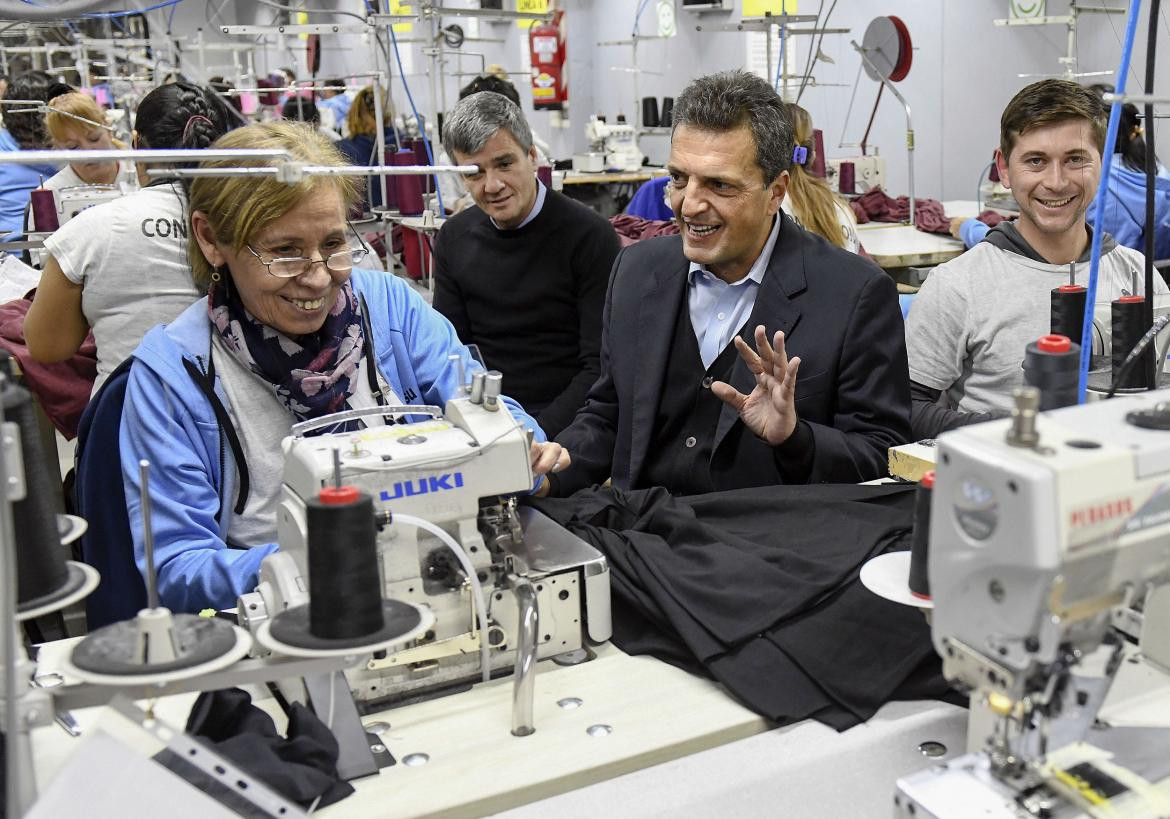 Sergio Massa visitó Hurlingham, junto al intendente Juan Zabaleta, Elecciones 2019, NA