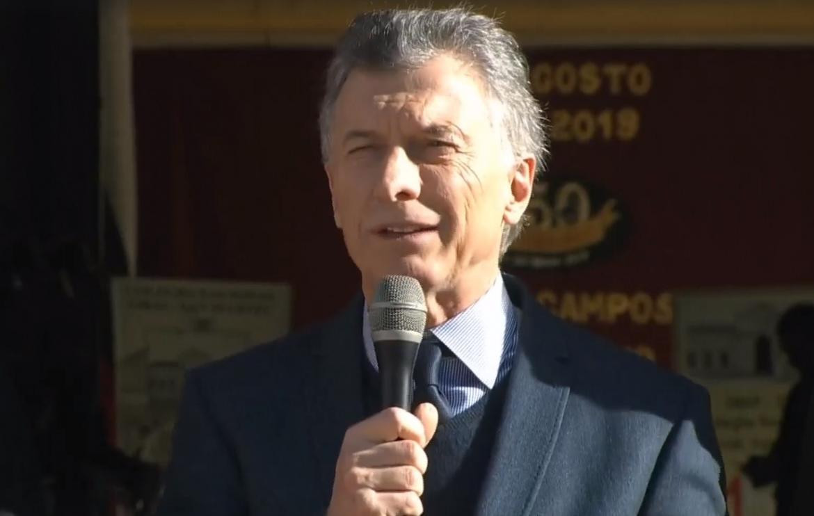 Mauricio Macri en acto conmemorativo por el 150° aniversario del histórico Colegio General San Martín