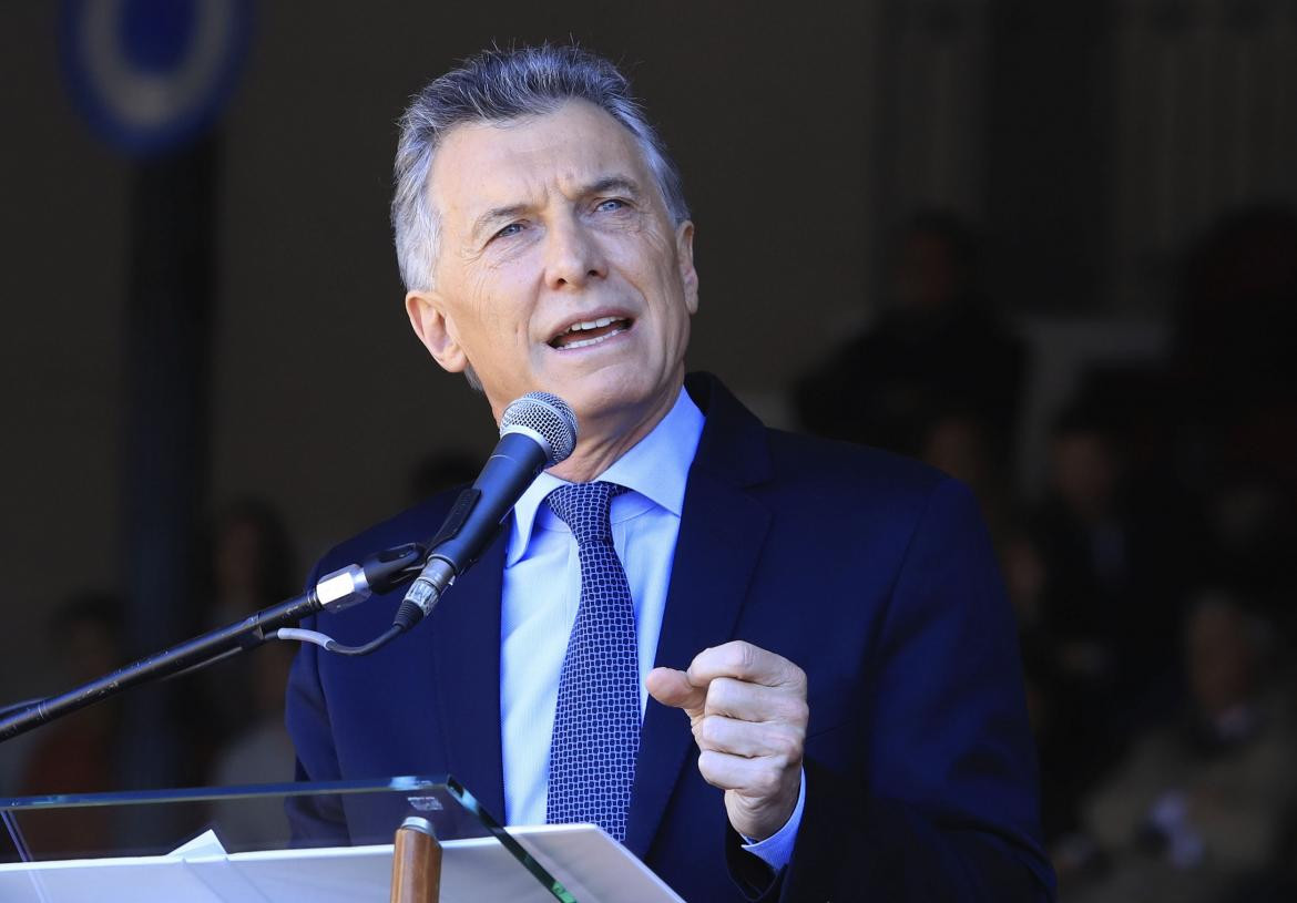 Mauricio Macri en La Rural, PASO, Agencia NA