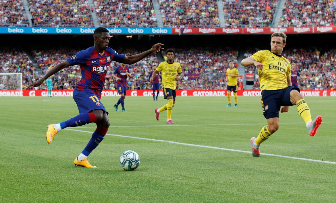 Copa Joan Gamper, Barcelona vs. Arsenal, REUTERS