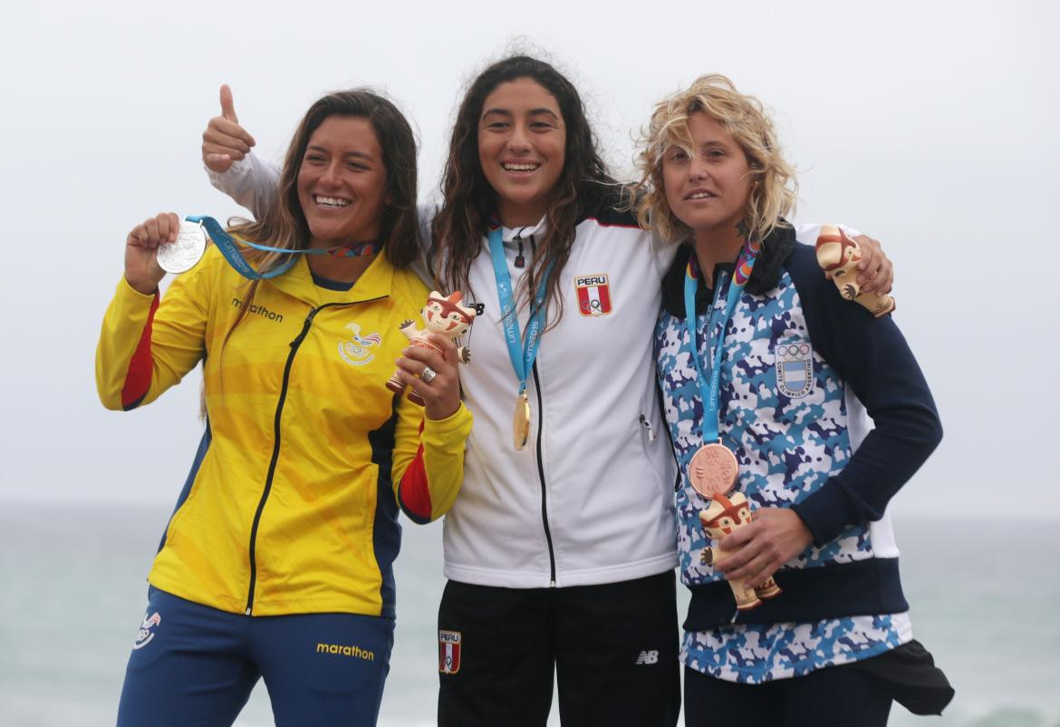 Juegos Panamericanos 2019 - Medalla de Plata de Ornella Pellizzari en Surf, REUTERS