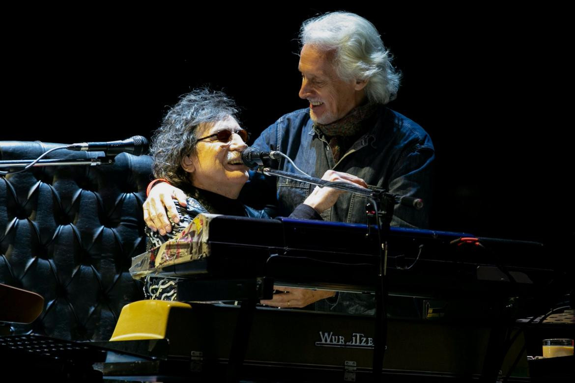 Charly García y Nito Mestre en el Luna Park