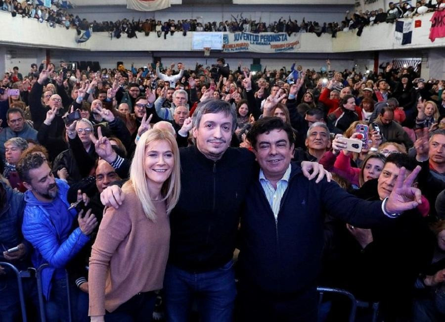 Acto cierre de campaña, Verónica Magario, Máximo Kirchner, Fernando Espinoza, La Matanza, elecciones 2019