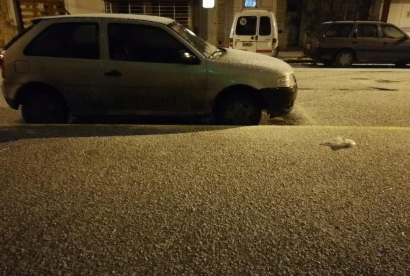 Nieve en Mar del Plata