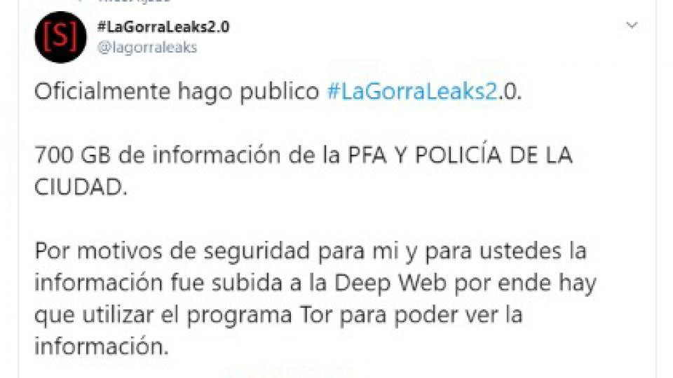 Hackeo a información de la Policía Federal y de la Ciudad