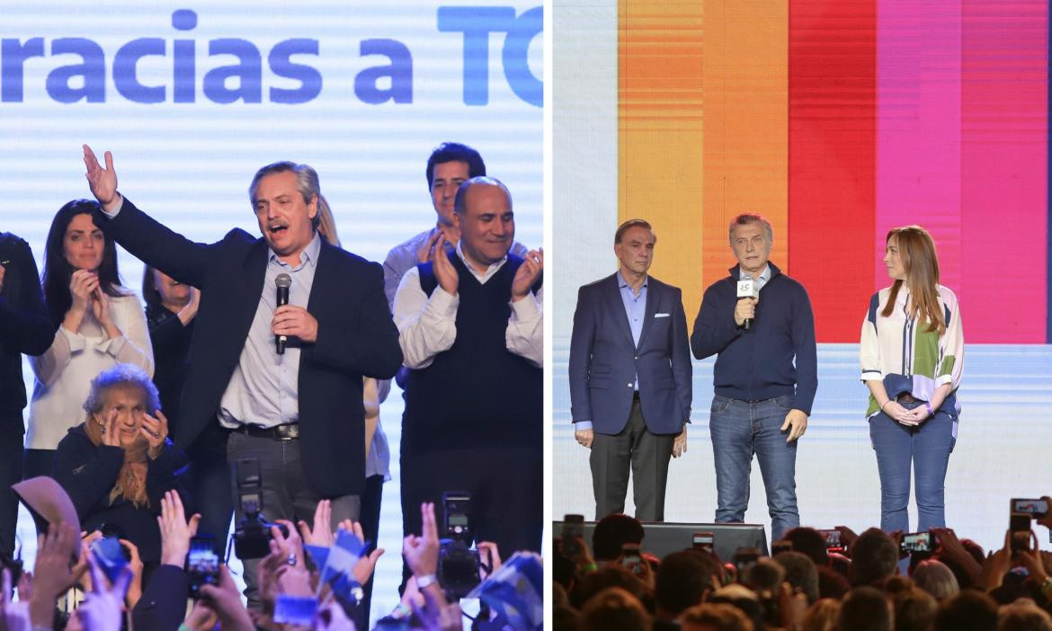 Elecciones PASO 2019, Alberto Fernández y Mauricio Macri