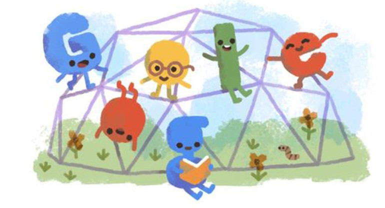 Google dedicó su imagen a los menores de edad, en el Día del Niño