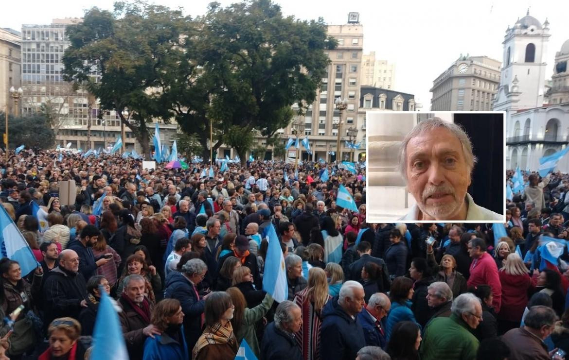 #24A, marcha afavor del Gobierno, Luis Brandoni