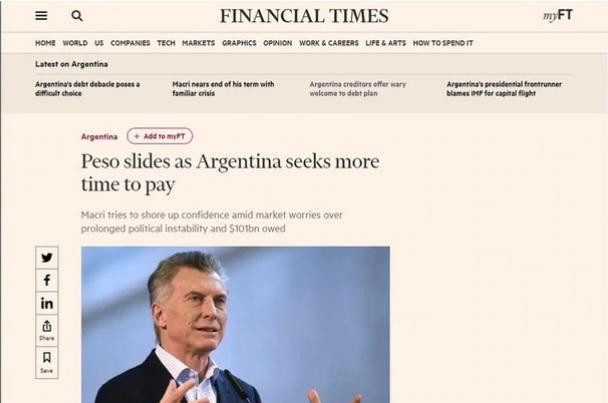Artículo del Financial Times sobre 
