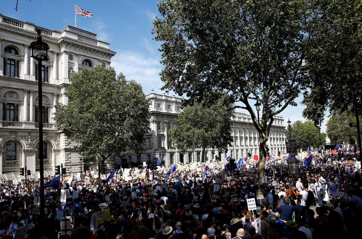 Protesta en Reino Unido, REUTERS