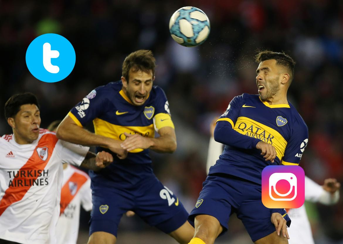 Superclásico, Boca vs River, Redes sociales