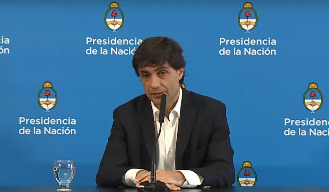 Hernán Lanza, ministro de Hacienda, Casa Rosada, YouTube