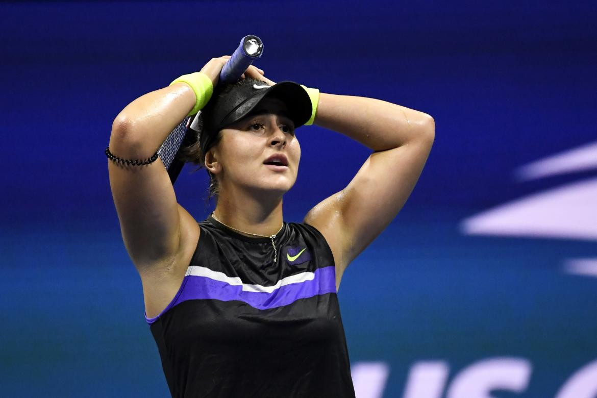 Victoria de Bianca Andreescu en el US Open, REUTERS