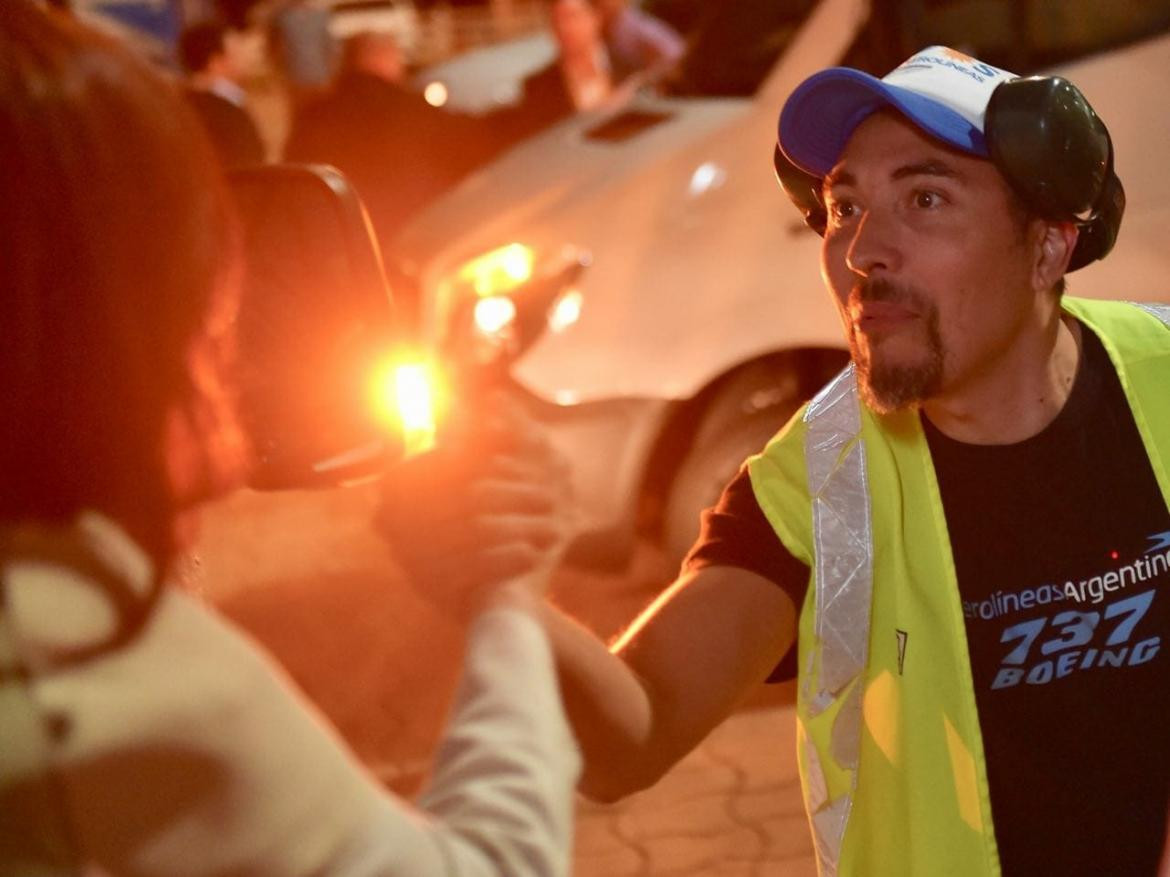 Cristina Kirchner en su llegada a Misiones, Elecciones 2019