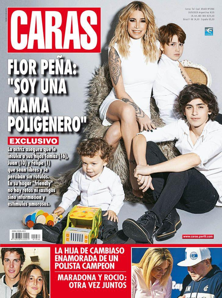 Tapa de Revista Caras 10 de Septiembre Flor Peña