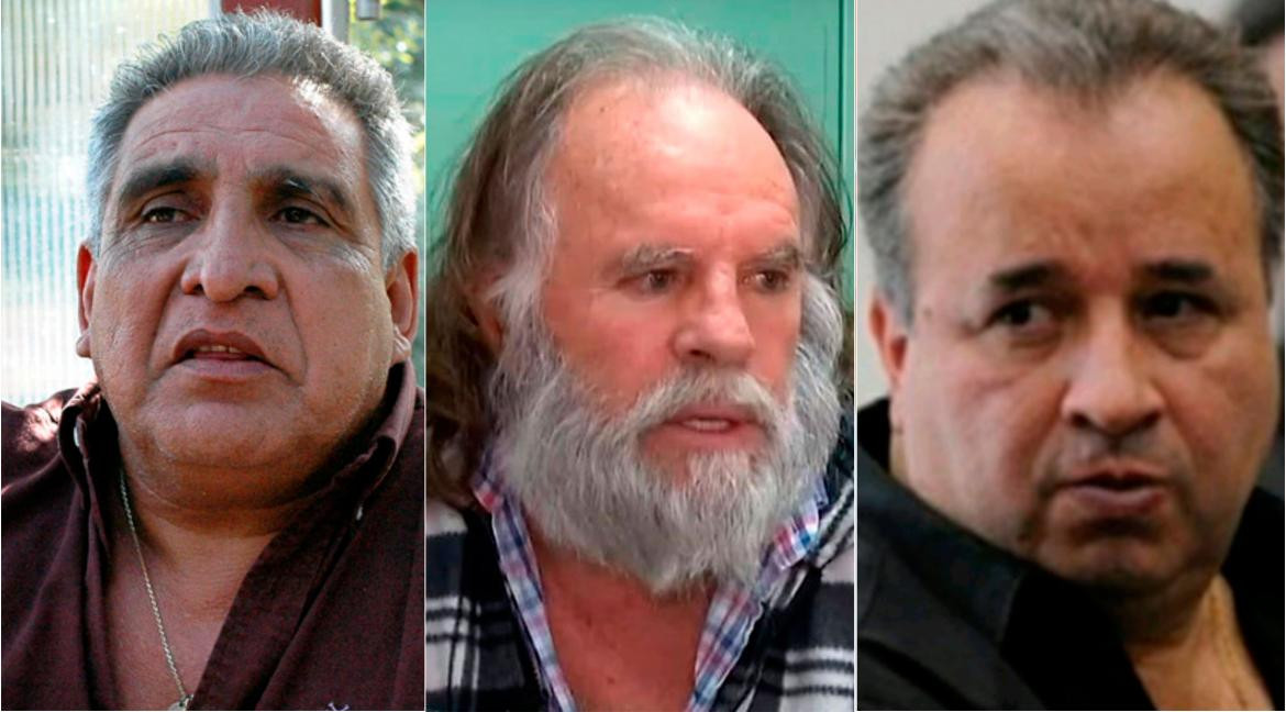 Pata Medina, Caballo Suárez y Marcelo Balcedo, sindicalistas detenidos