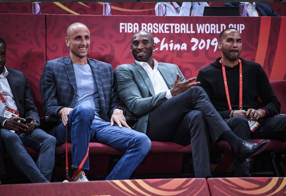 Manu Ginobili y Kobe Bryant en el Mundial de Básquet