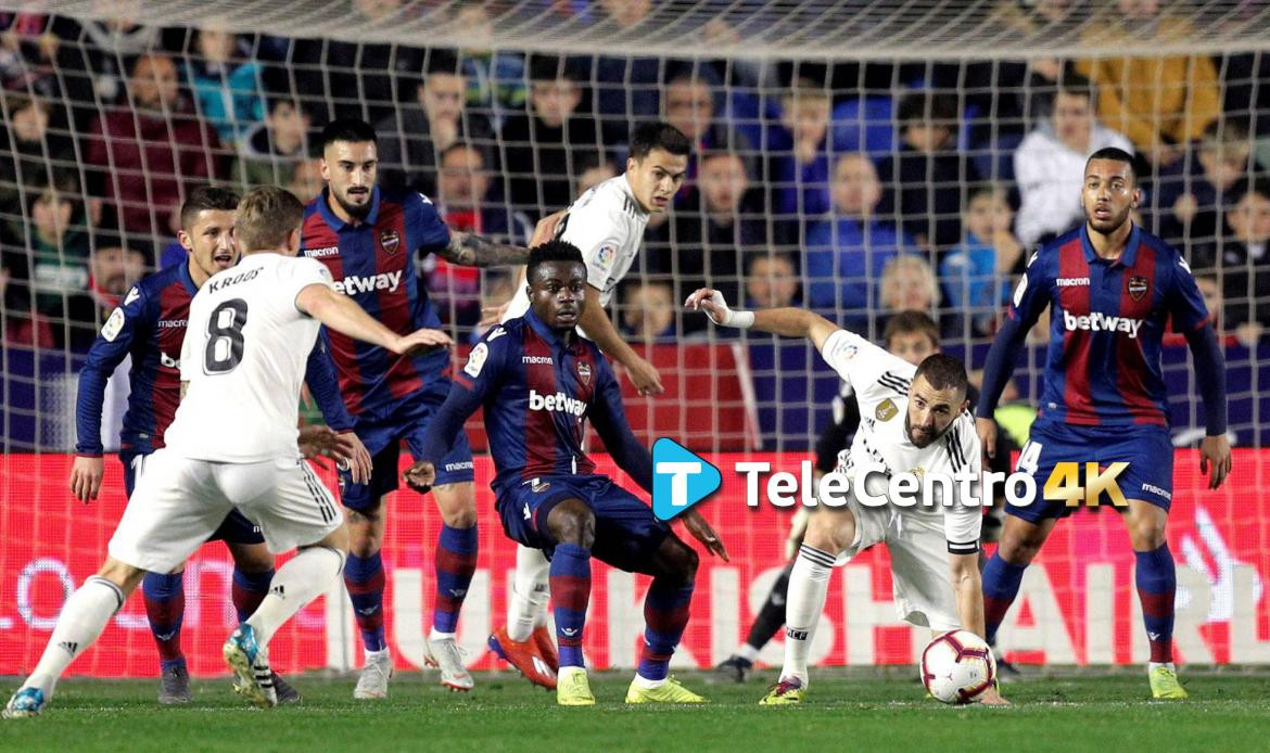 Levante vs Real Madrid, TeleCentro 4K