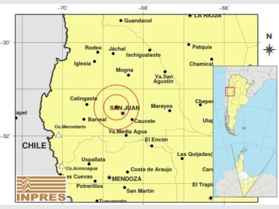 Sismo en San Juan