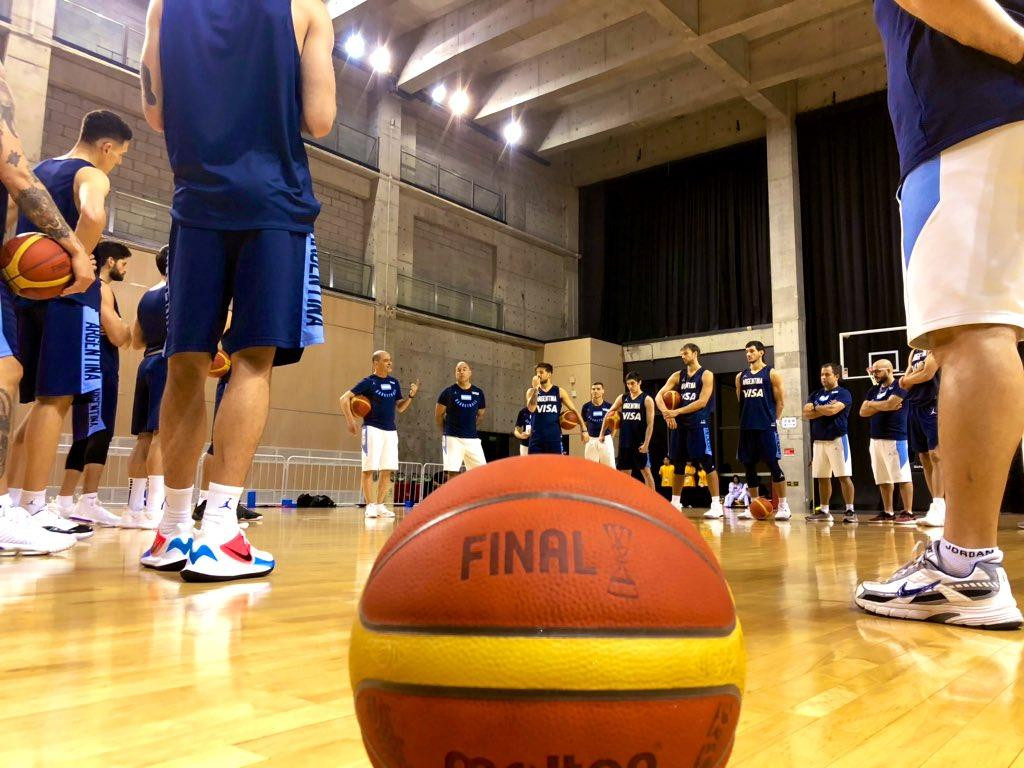 Entrenamiento de básquet, Selección Argentina