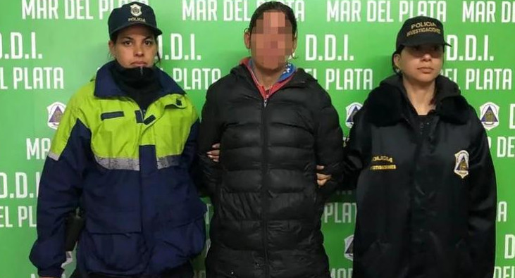 Mujer detenida por un crimen en Mar del Plata