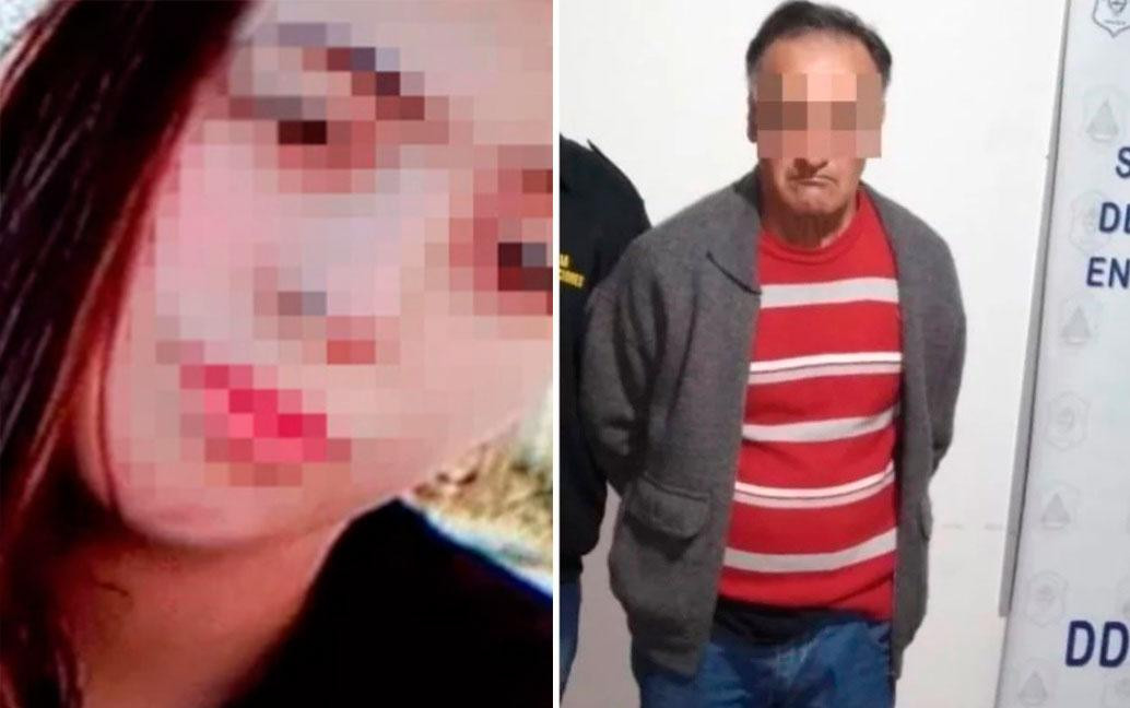 Navila Garay y el hombre acusado por su crimen