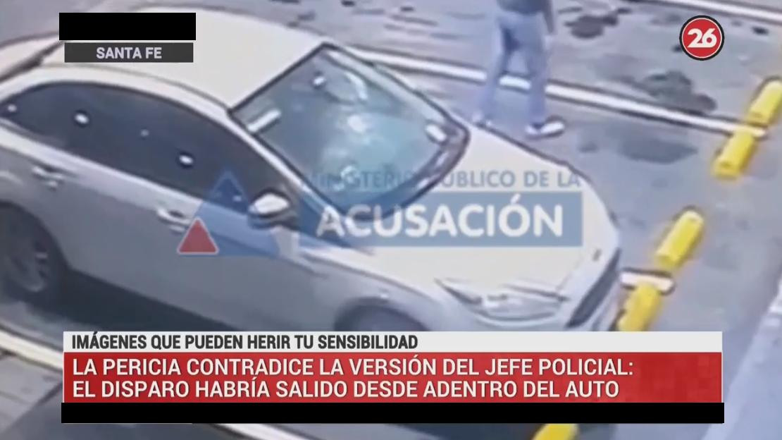 Ataque a jefe policial, pericias, Canal 26