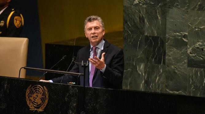 Mauricio Macri, ONU, cumbre