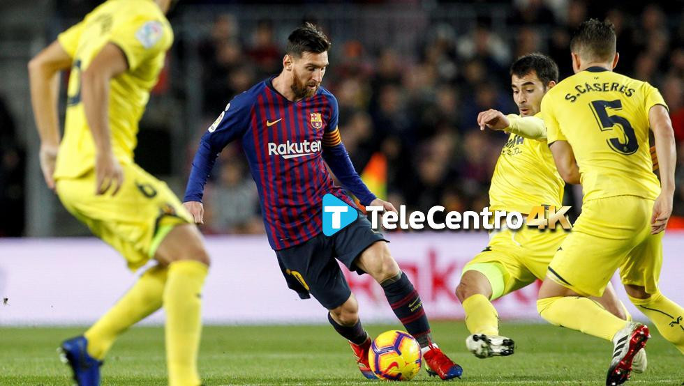 La Liga, Barcelona vs Villareal, TeleCentro 4K