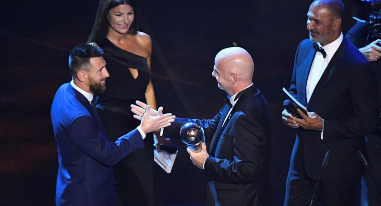 Lionel Messi ganó el premio al mejor jugador de fútbol de la FIFA, REUTERS	