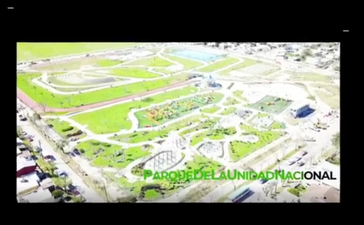 Parque de la Unidad Nacional, intendencia de Merlo