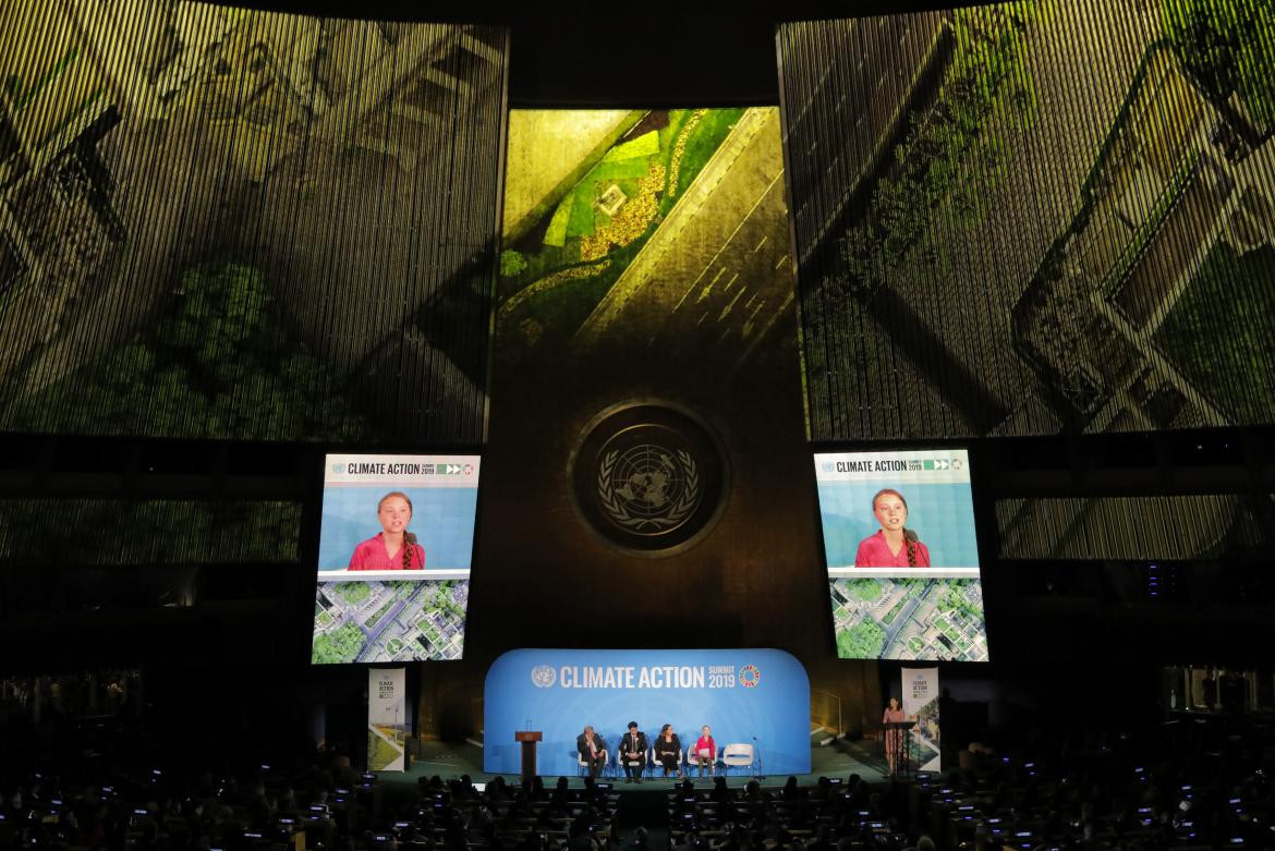 Greta Thunberg en la ONU, cambio climático, REUTERS