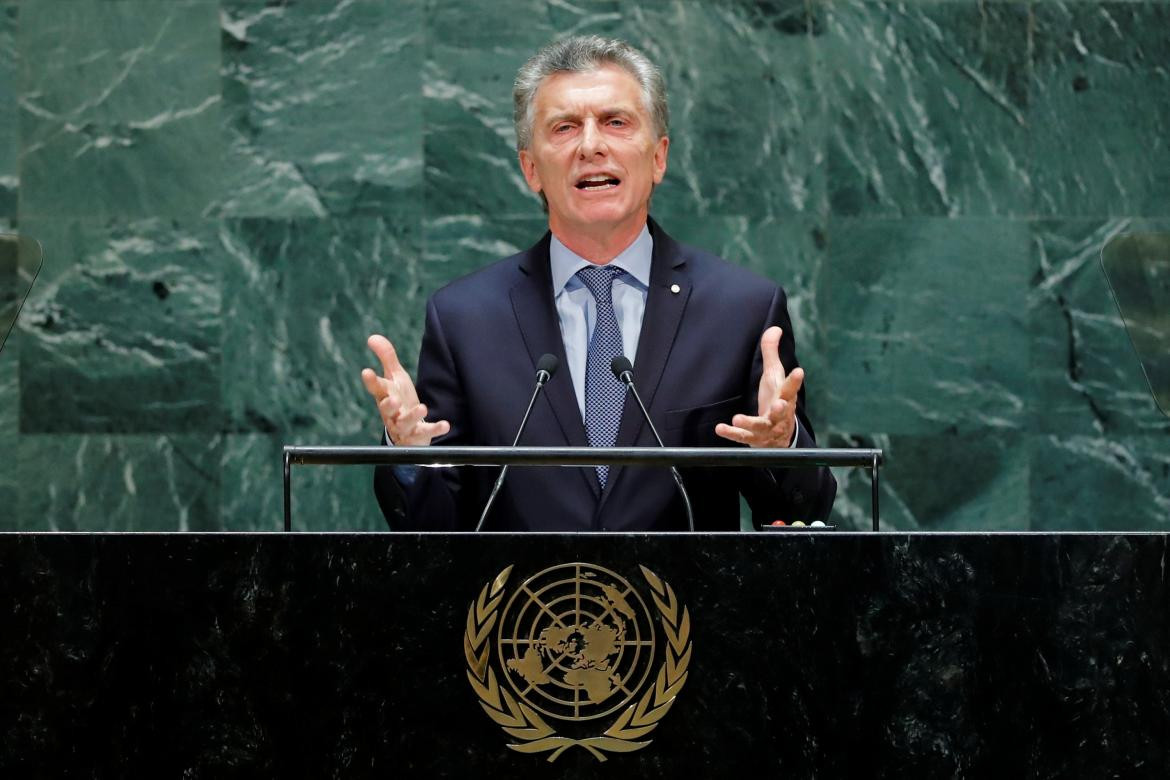 Mauricio Macri en 74° Asamblea General de las Naciones Unidas, REUTERS