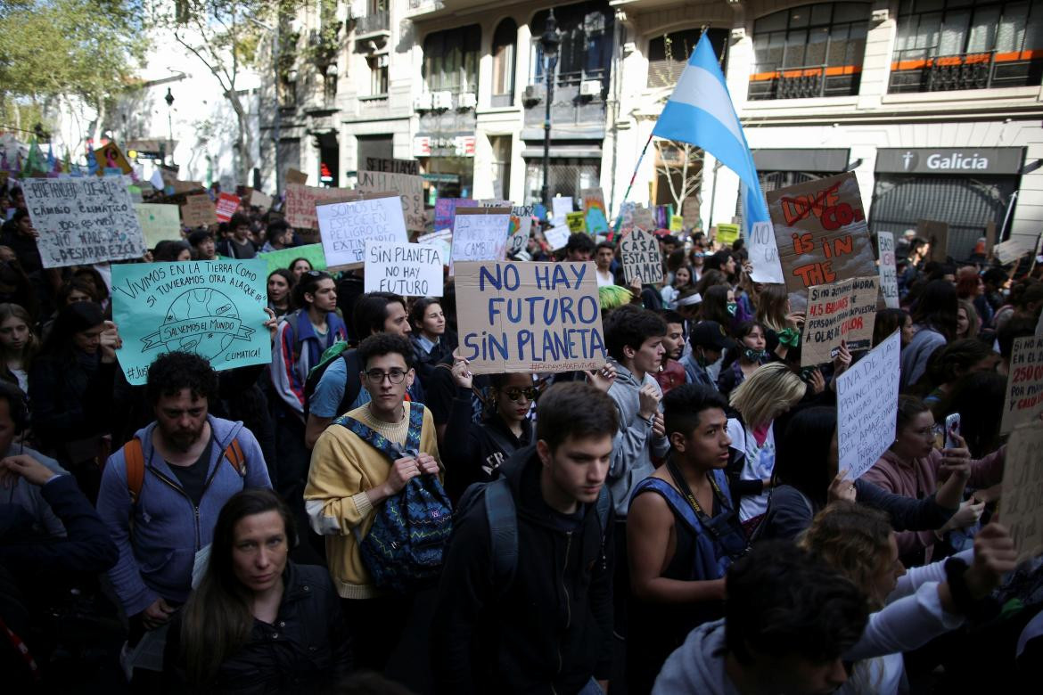 Marchas contra cambio climático, Buenos Aires, REUTERS