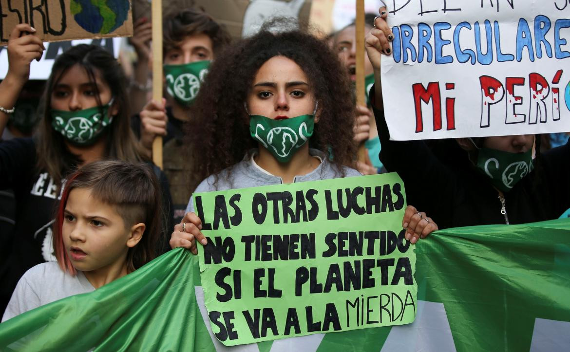 Marchas contra cambio climático, Buenos Aires, REUTERS