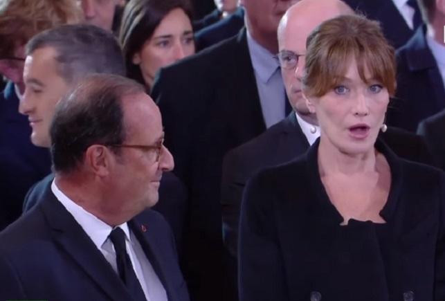 Francois Hollande y Carla Bruni