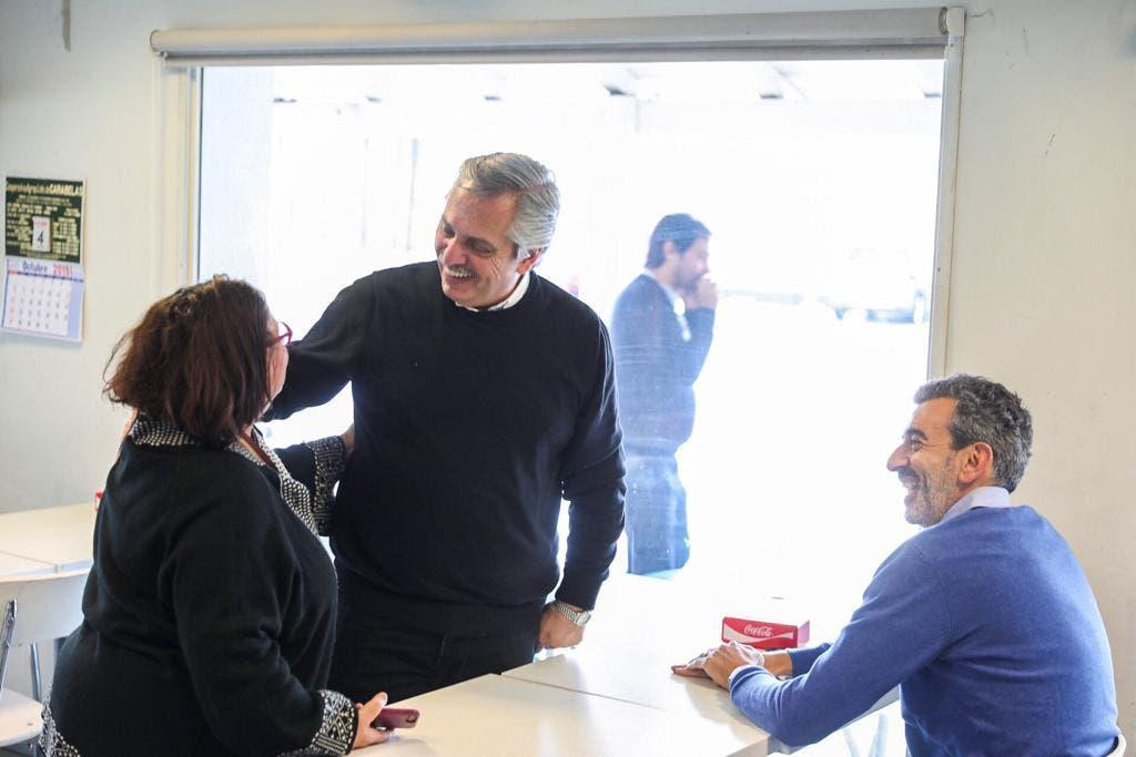 Alberto Fernández junto y a Florencio Randazzo, elecciones 2019