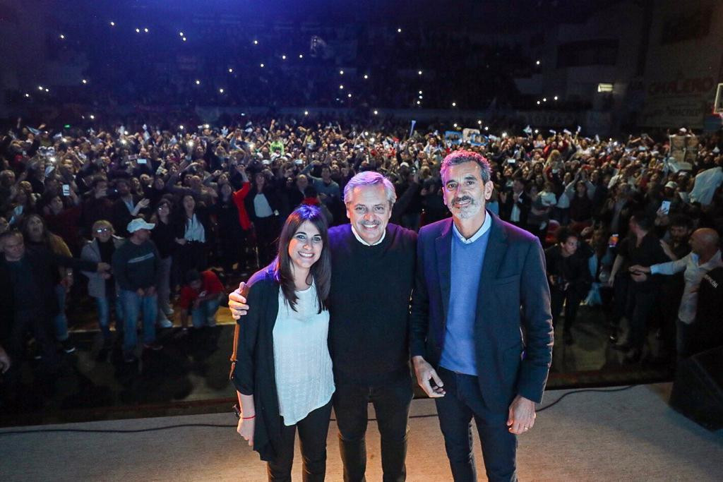 Alberto Fernández y Florencio Randazzo en Chivilcoy, Elecciones 2019