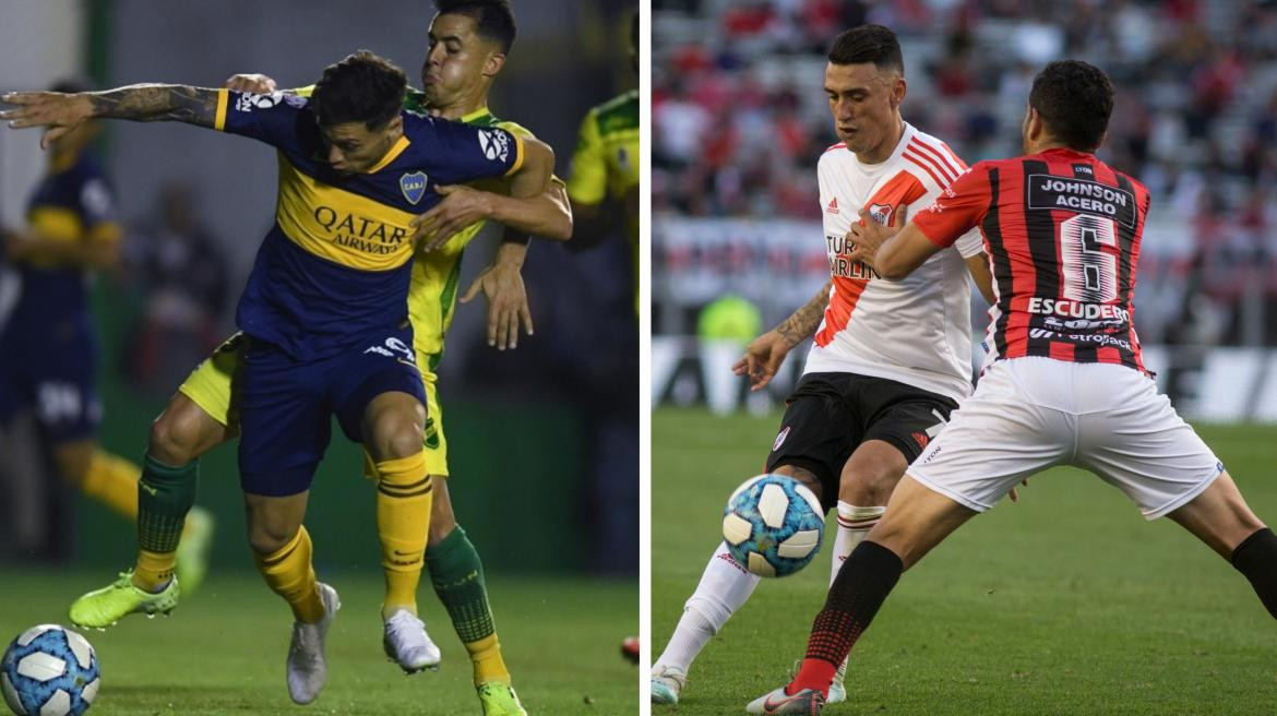 Boca y River, Superliga, fotos NA