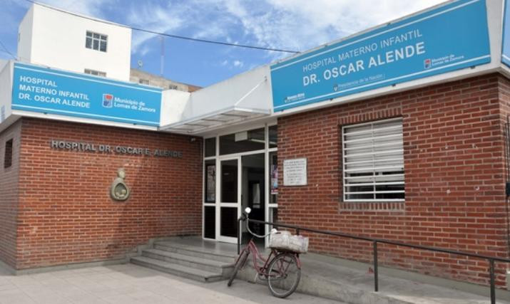 Hospital Materno Infantil Doctor Oscar Alende, nene internado