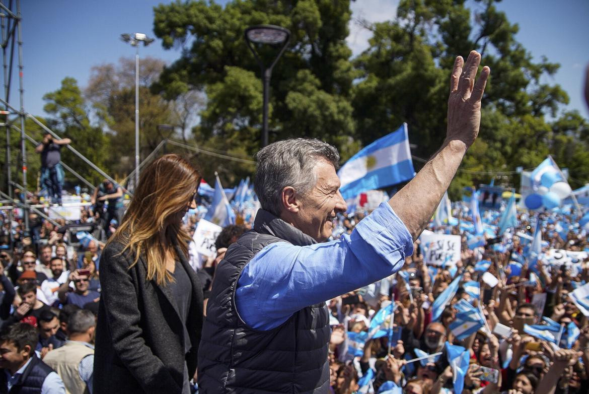 Mauricio Macri, marcha Sí se puede, Agencia NA