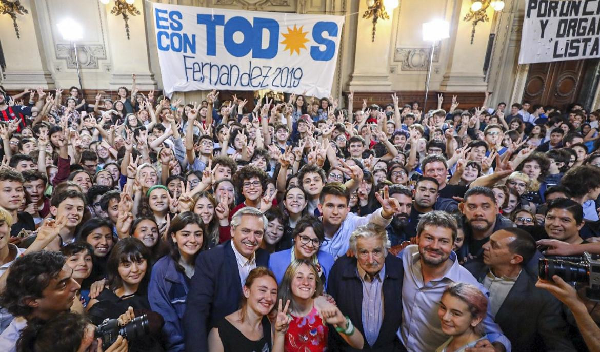 Alberto Fernández y Pepe Mujica, Elecciones 2019, Agencia NA