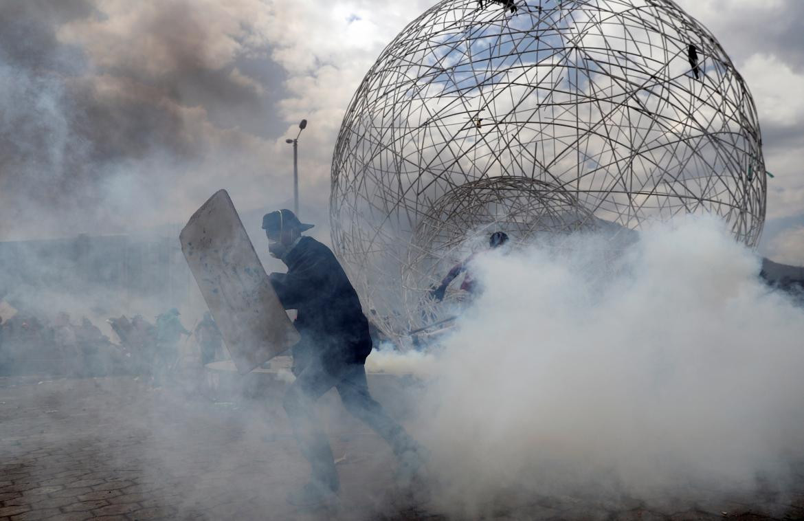 Jornada de protestas en Ecuador, incidentes, REUTERS